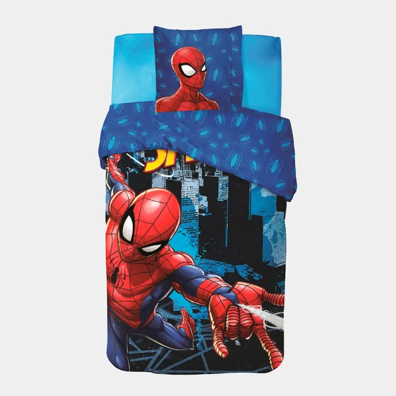 Capa de Edredão Infantil Spiderman 100% Algodão