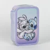 Estojo Triplo Disney do Stitch de 43pcs