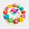 Jogo do Relogio com Formas e Numeros +3 Anos