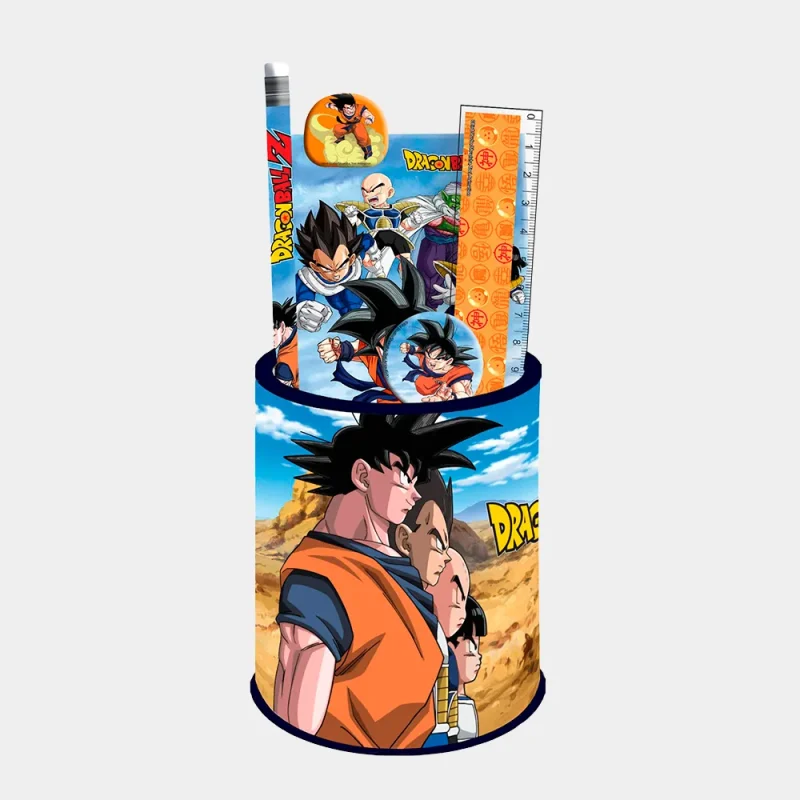 Kit de Papelaria Dragon Ball de 7pcs