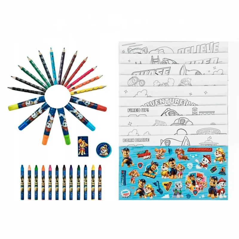 Mala da Patrulha Pata com Material de Colorir 44pcs_2