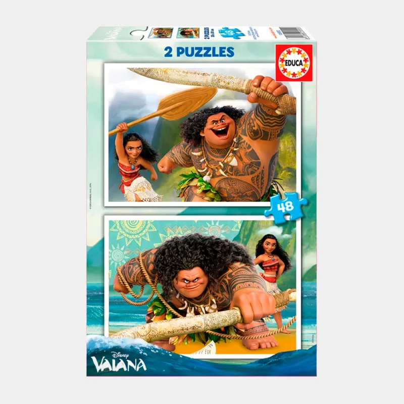 Puzzle Vaiana Moana Disney 2x48pcs
