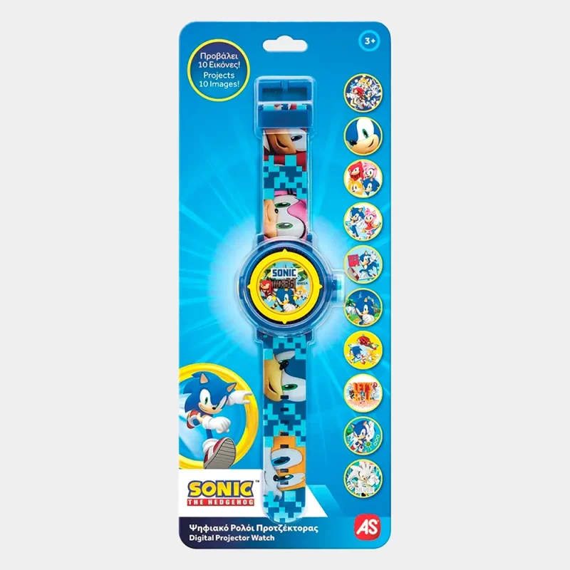Relógio Digital Sonic com Projetor de 10 Imagens