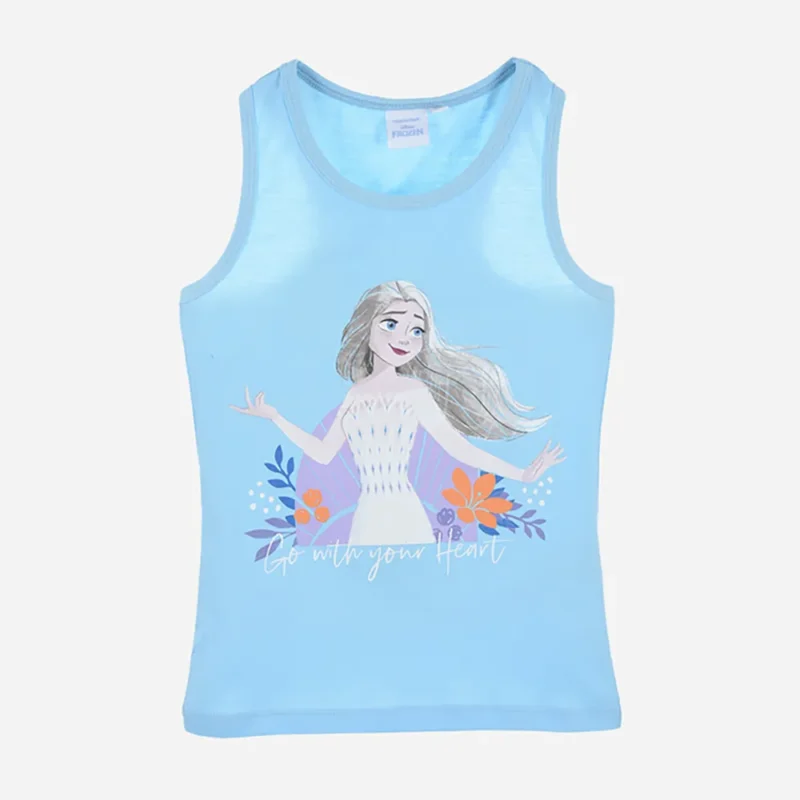 T-shirt Alças Disney Frozen 4-8 Anos_1
