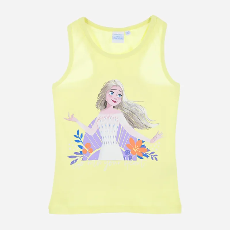 T-shirt Alças Disney Frozen 4-8 Anos_3