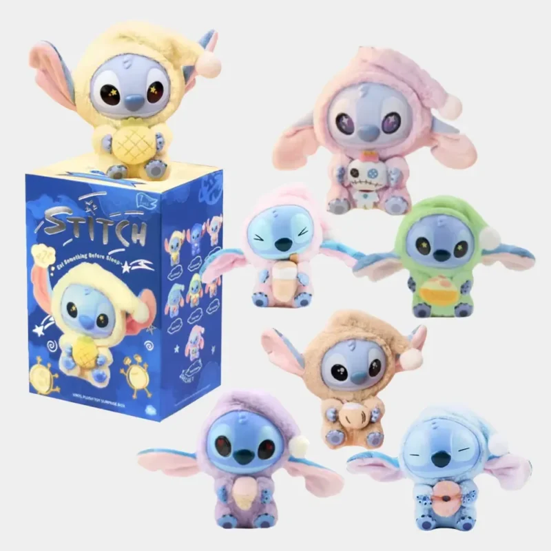 Boneco de Peluche Labubu Stitch Porta Chaves Surpresa_2