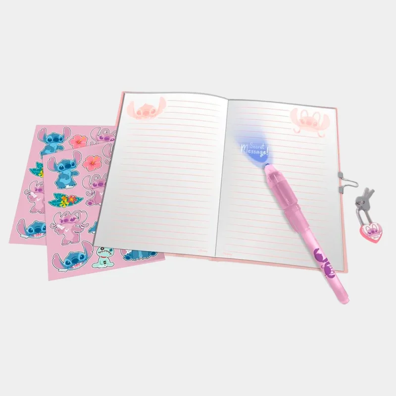 Diário Secreto do Stitch com Caneta Tinta Mágica_1