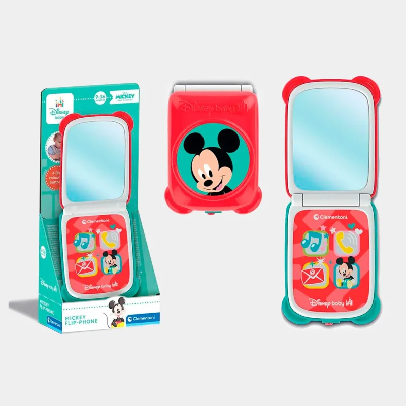 Telefone Infantil do Mickey Flip Disney Baby