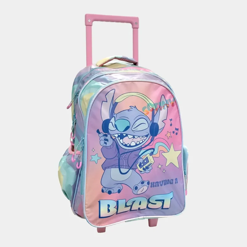 Trolley Escolar Stitch Having a Blast de 46cm