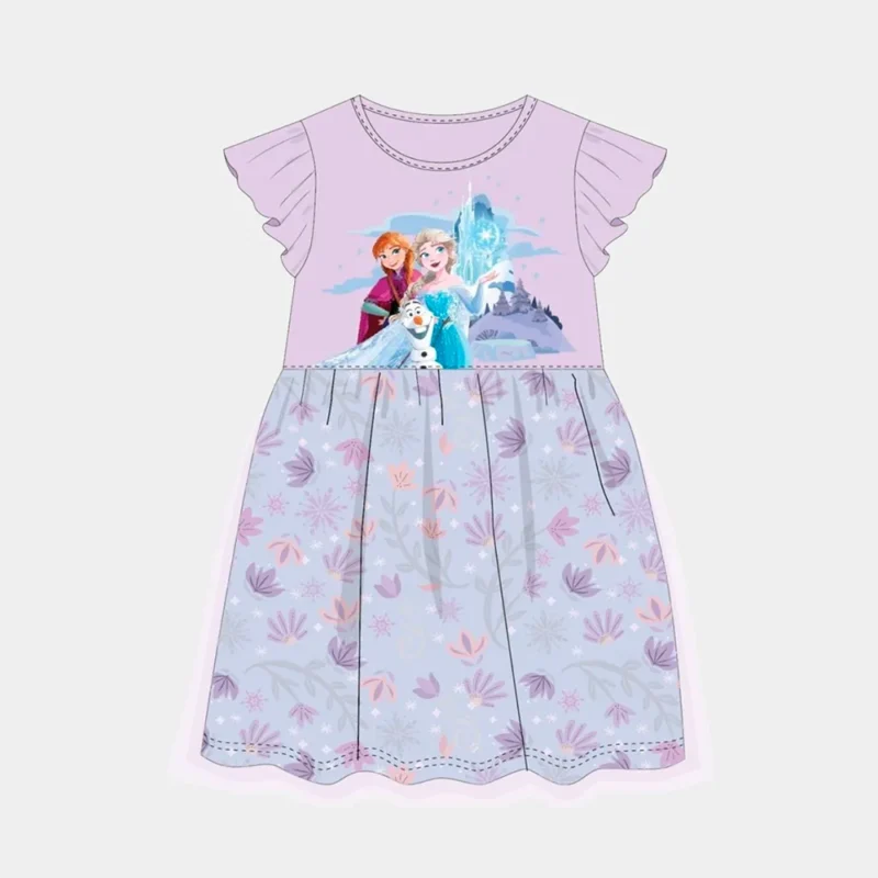 Vestido Disney Frozen Azul 2-6 Anos_1