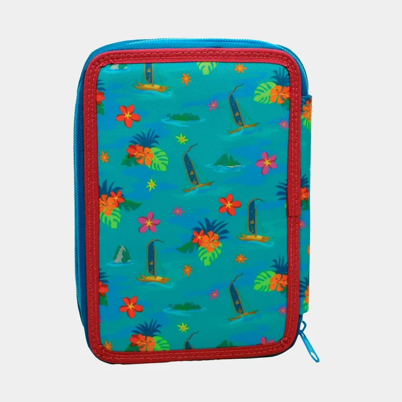 Estojo Duplo Disney Vaiana Wave com Material_1