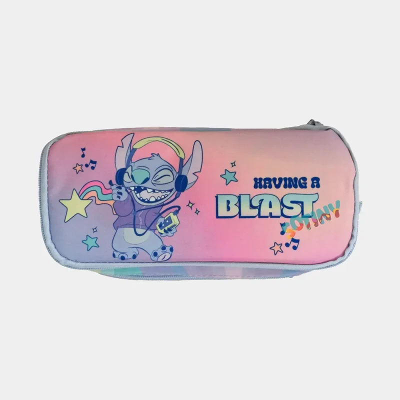 Estojo Oval do Stitch Having a Blast de 23cm