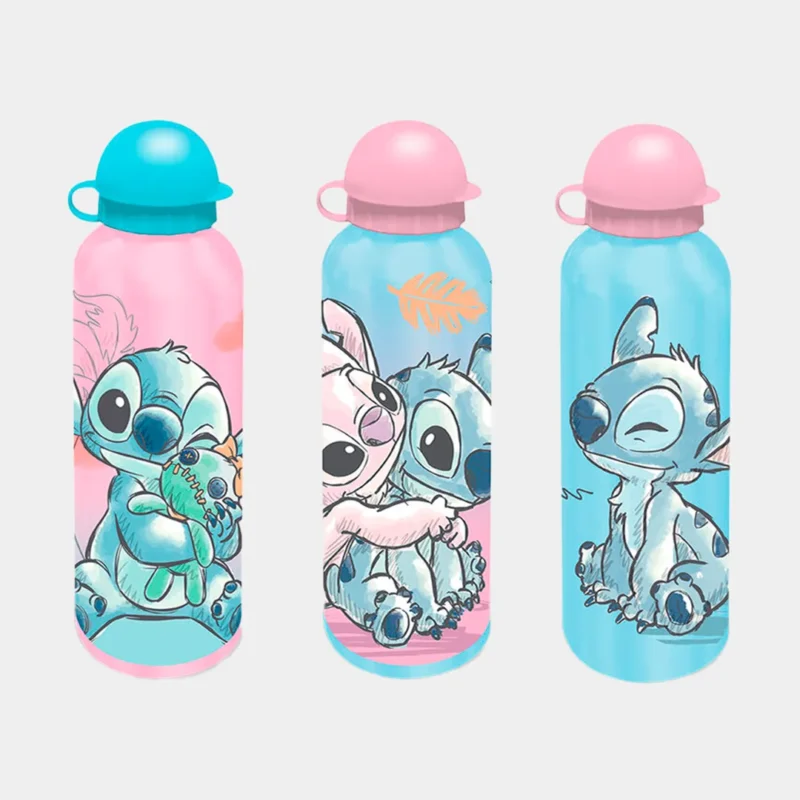 Garrafa de Alumínio Disney Stitch 500ml Aleatório