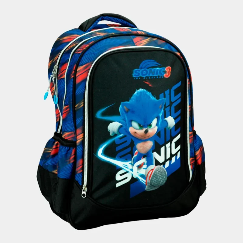 Mochila Escolar Sonic 3 de 45cm