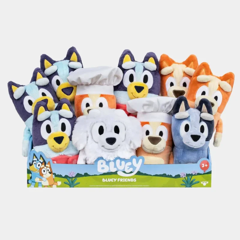 Peluche Bluey e Bingo Friends de 20cm Aleatório