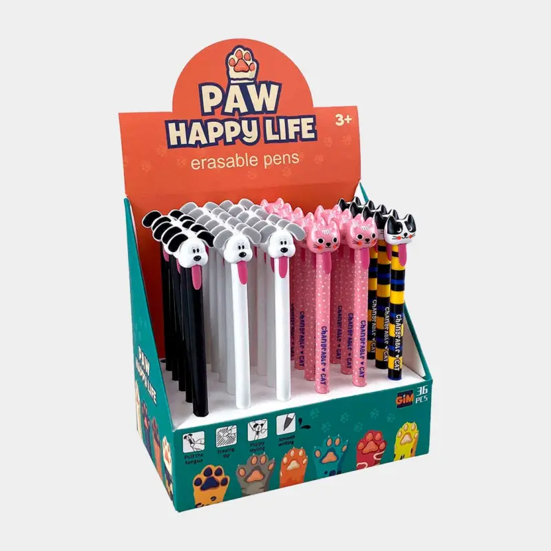 Caneta Happy Life PAW Apagável