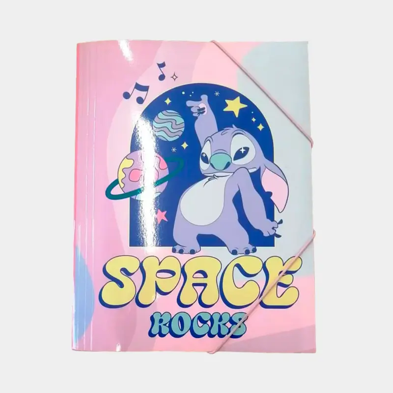 Capa de Elásticos do Stitch A4 para Documentos