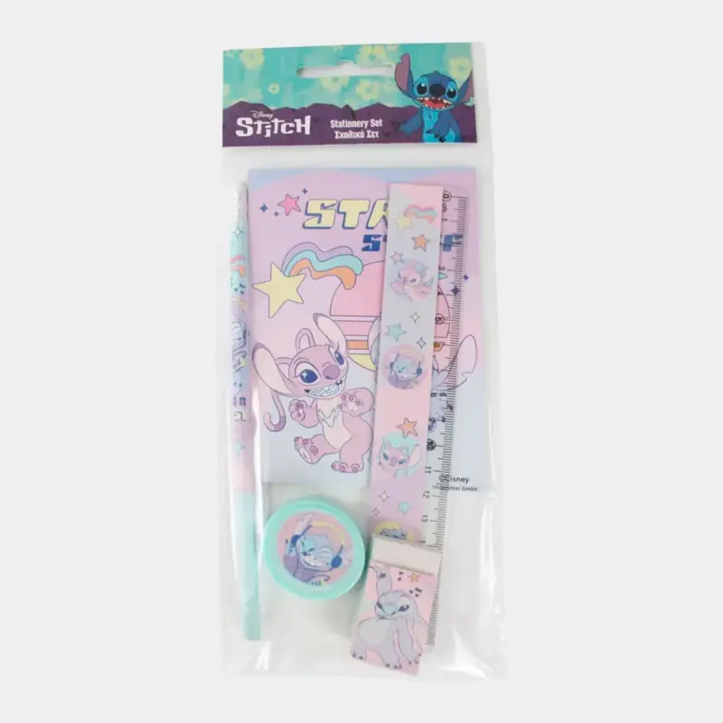 Conjunto de Papelaria Disney Stitch de 5pcs