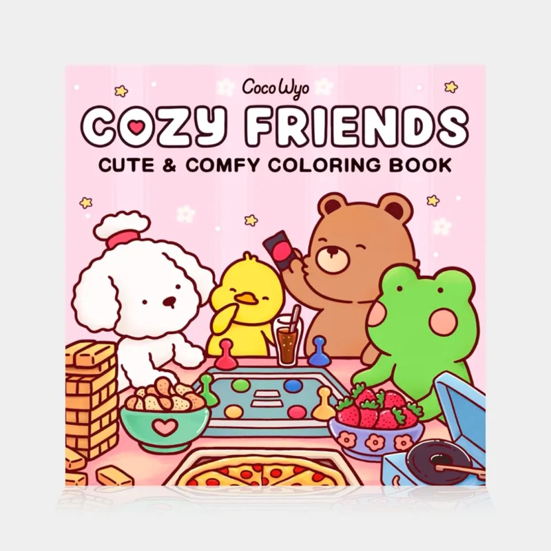 Cozy Friends Livro de Colorir de 48 Páginas