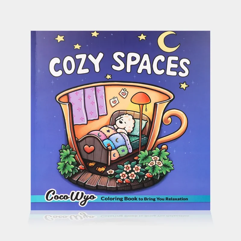 Cozy Spaces Livro de Colorir de 48 Páginas