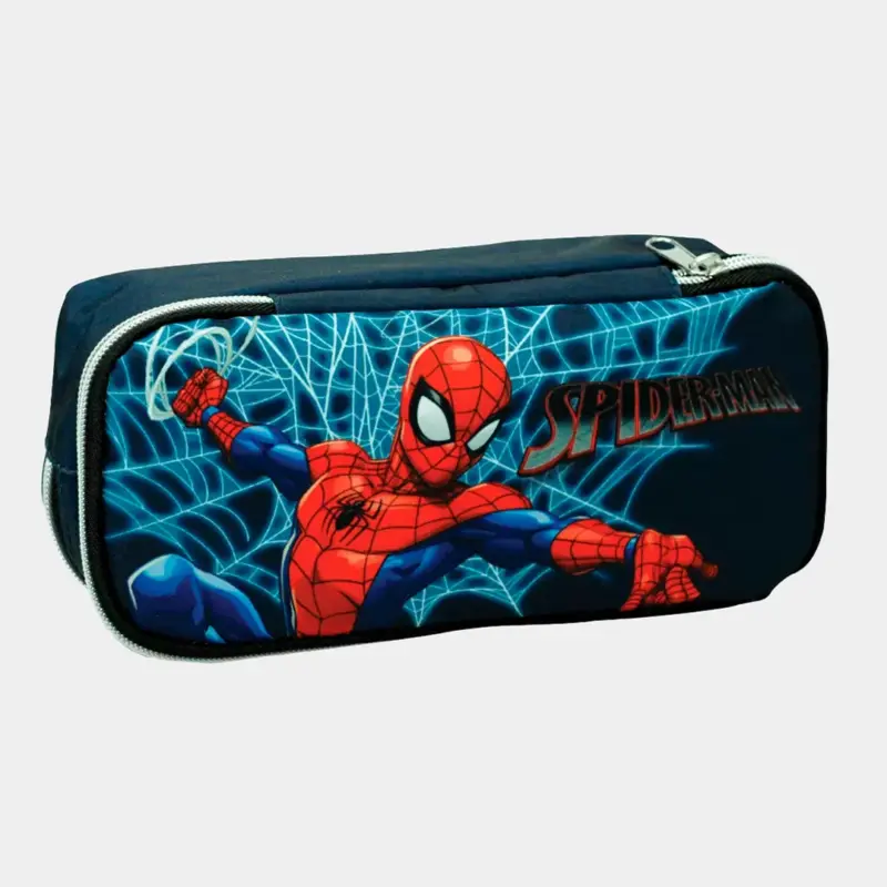 Estojo Duplo Homem Aranha Oval de 26cm