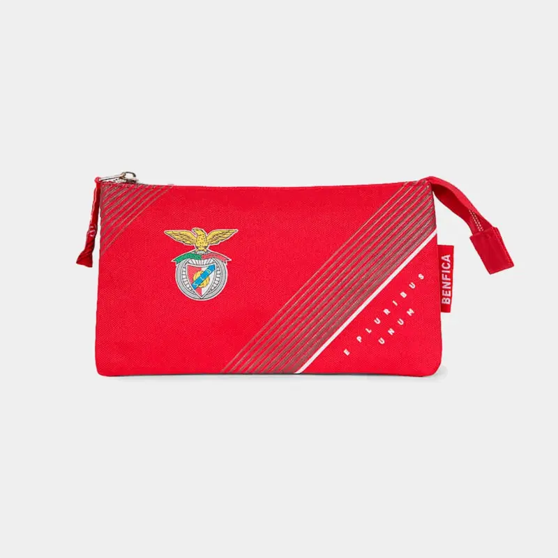 Estojo Escolar SL Benfica Triplo de 22cm