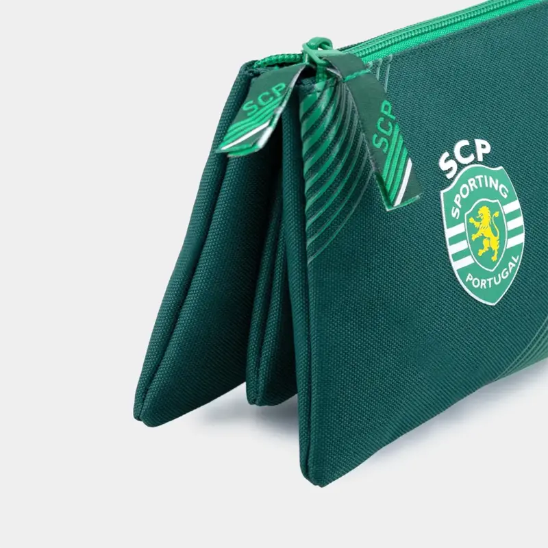 Estojo Escolar Sporting CP Triplo de 22cm_1