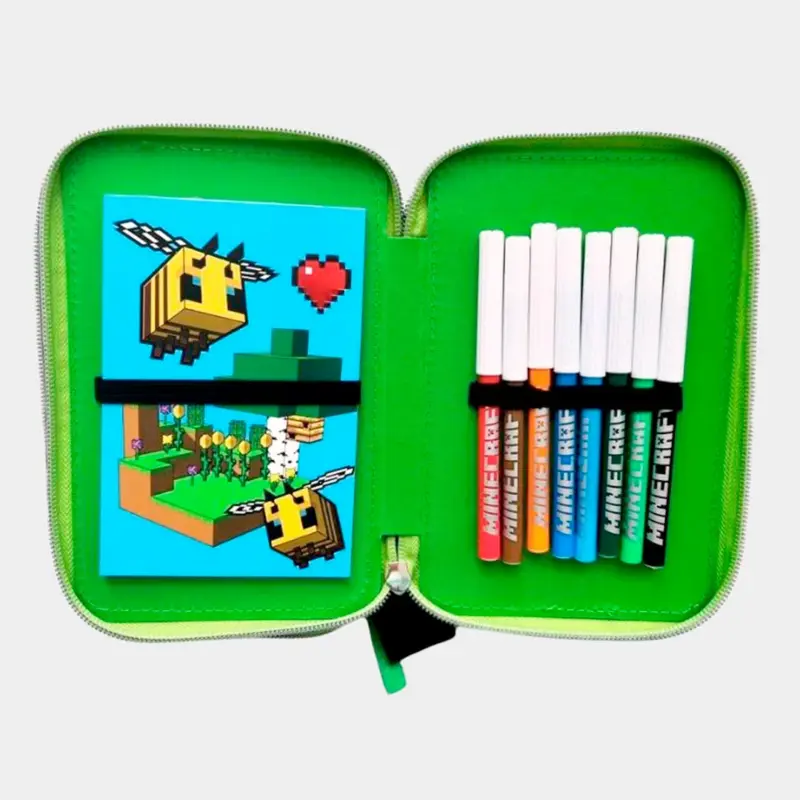 Estojo Minecraft Duplo com Material_3