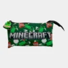 Estojo Triplo Minecraft de 22cm