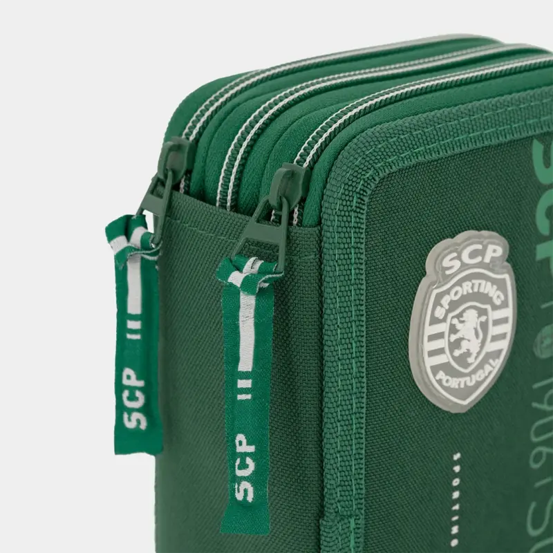 Estojo Triplo Sporting CP com Material Escolar_4