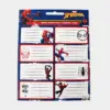 Etiquetas de Identificação Homem-Aranha de 16pcs