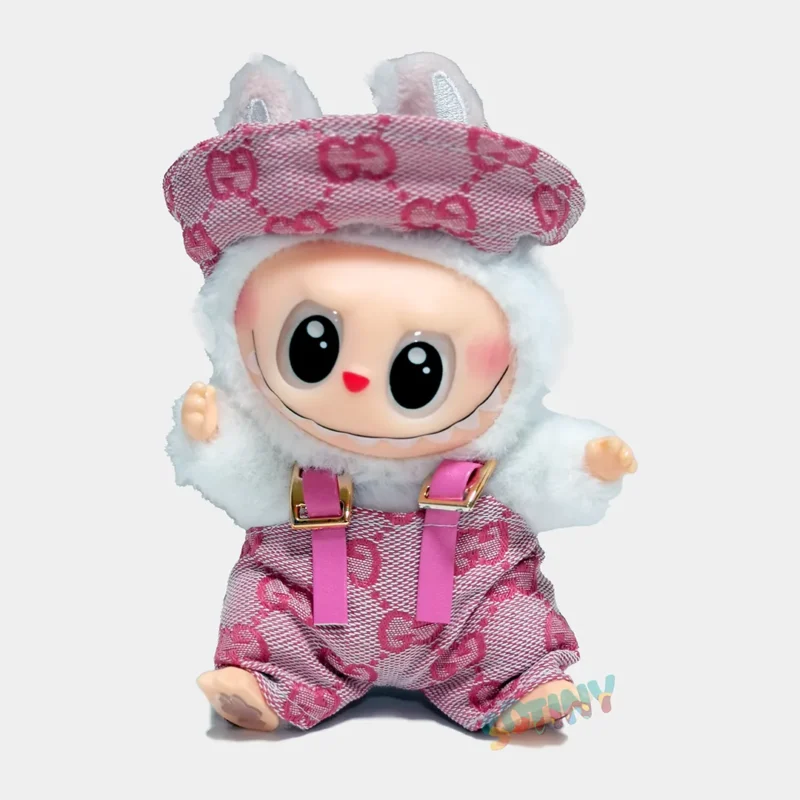 Labubu Macacão Rosa