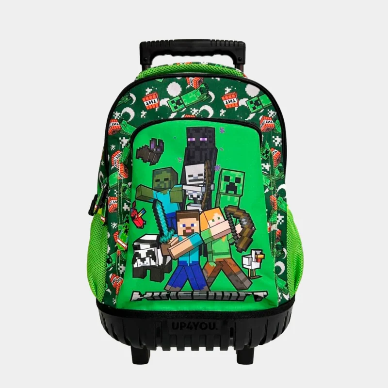 Minecraft Mochila Trolley Escolar de 44cm