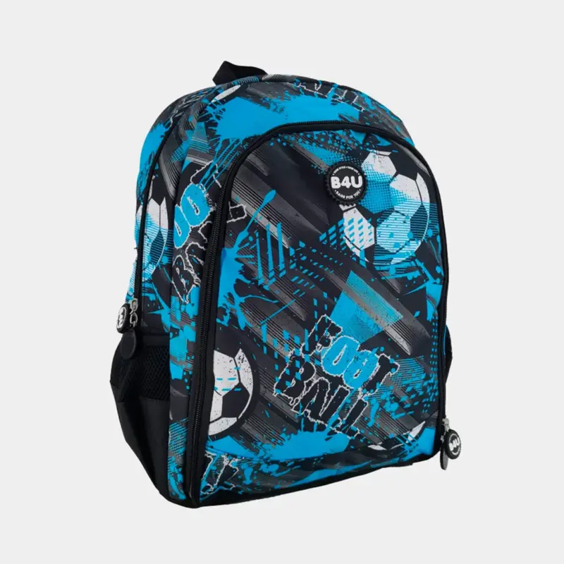 Mochila Escolar Futebol B4U de 44cm