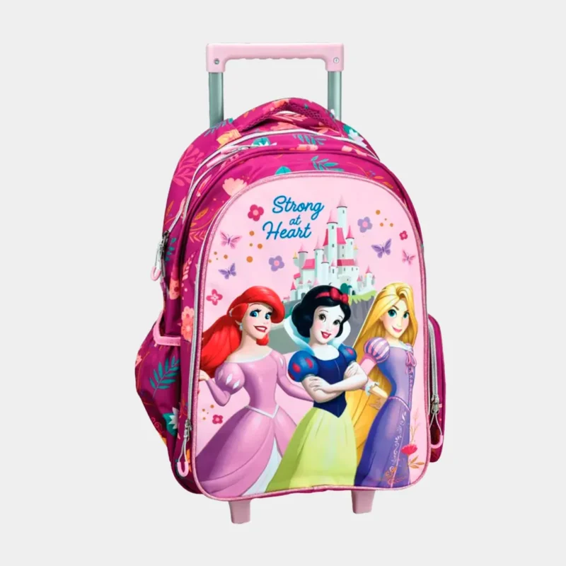 Mochila Trolley e Lancheira Princesas Disney_1