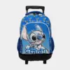Trolley Escolar do Stitch Azul de 44cm