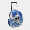 Trolley Pré-Escolar do Stitch Azul de 32cm