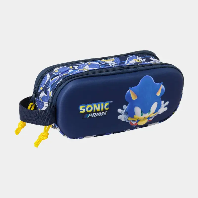 Estojo Duplo Sonic 3D Sonic Prime