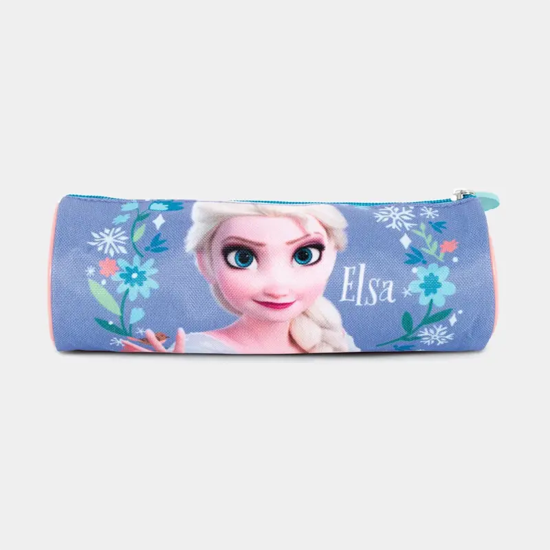 Estojo Escolar da Frozen Elsa e Anna de 21cm