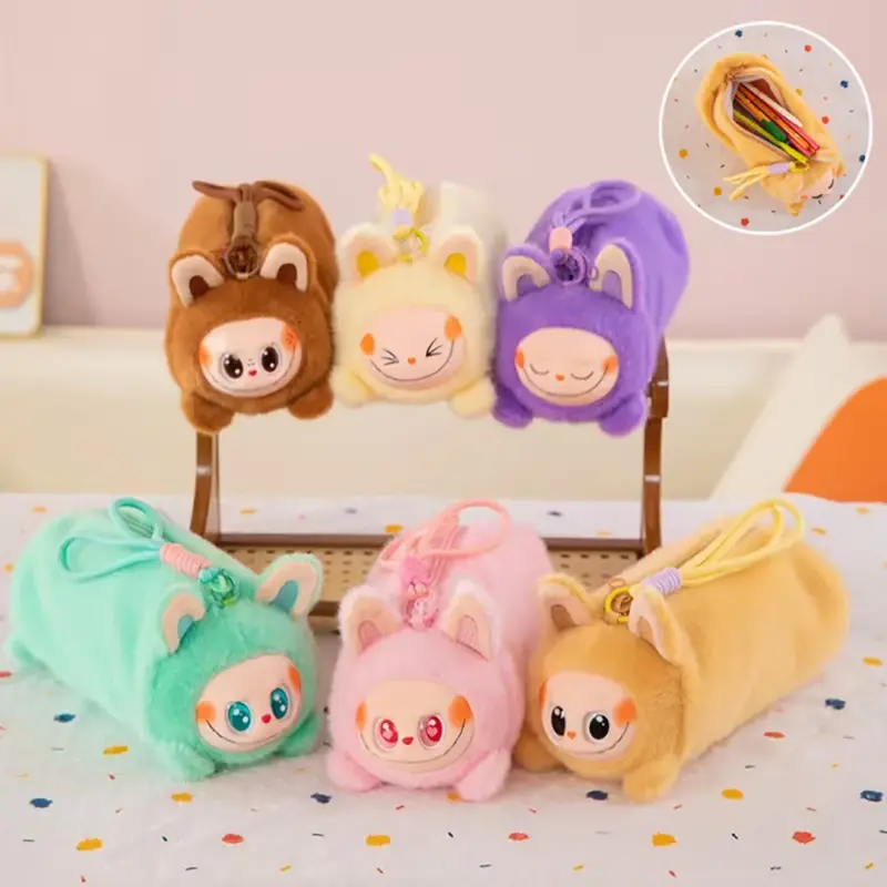 Estojo Labubu Peluche Escolar de 22cm