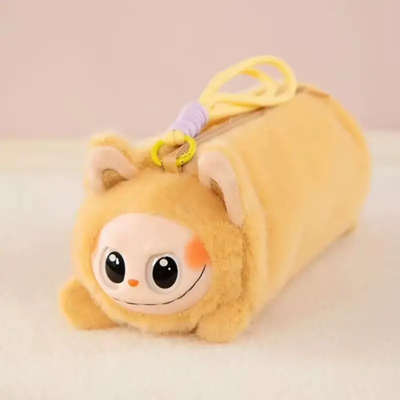 Estojo Labubu Peluche Escolar de 22cm_Creme