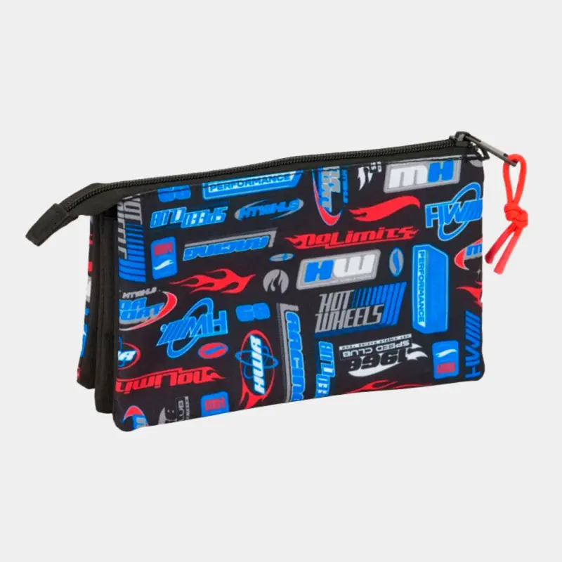 Estojo Triplo Hot Wheels Speed Club_2