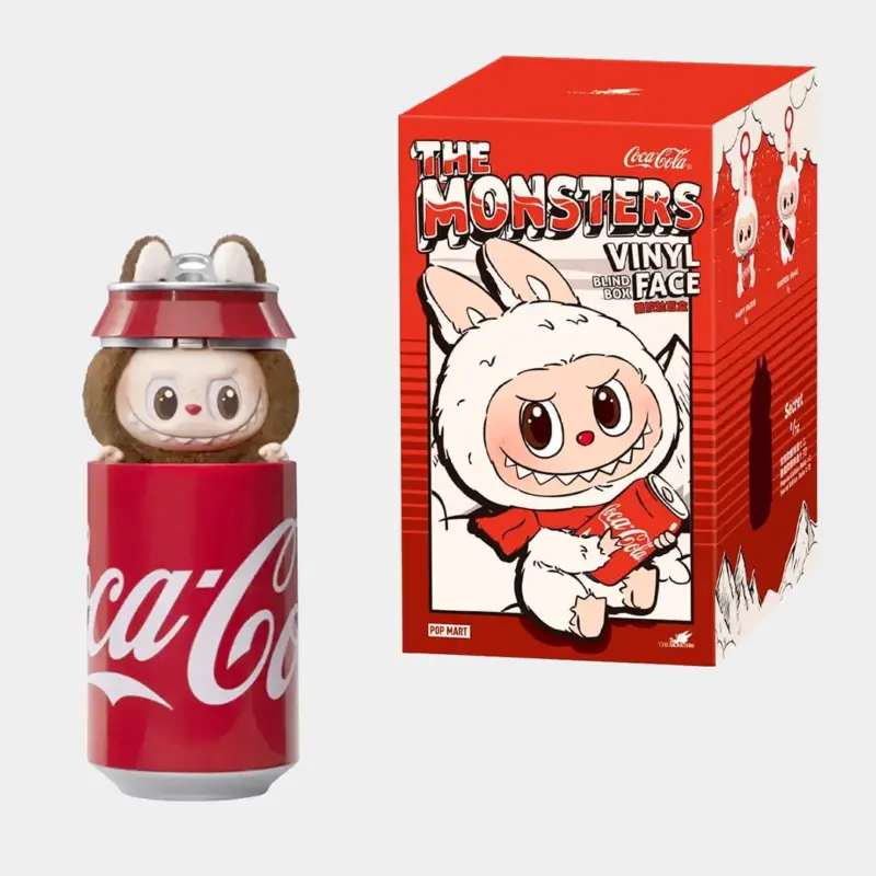 Figura Labubu Lata de Coca-Cola Dupe Raro
