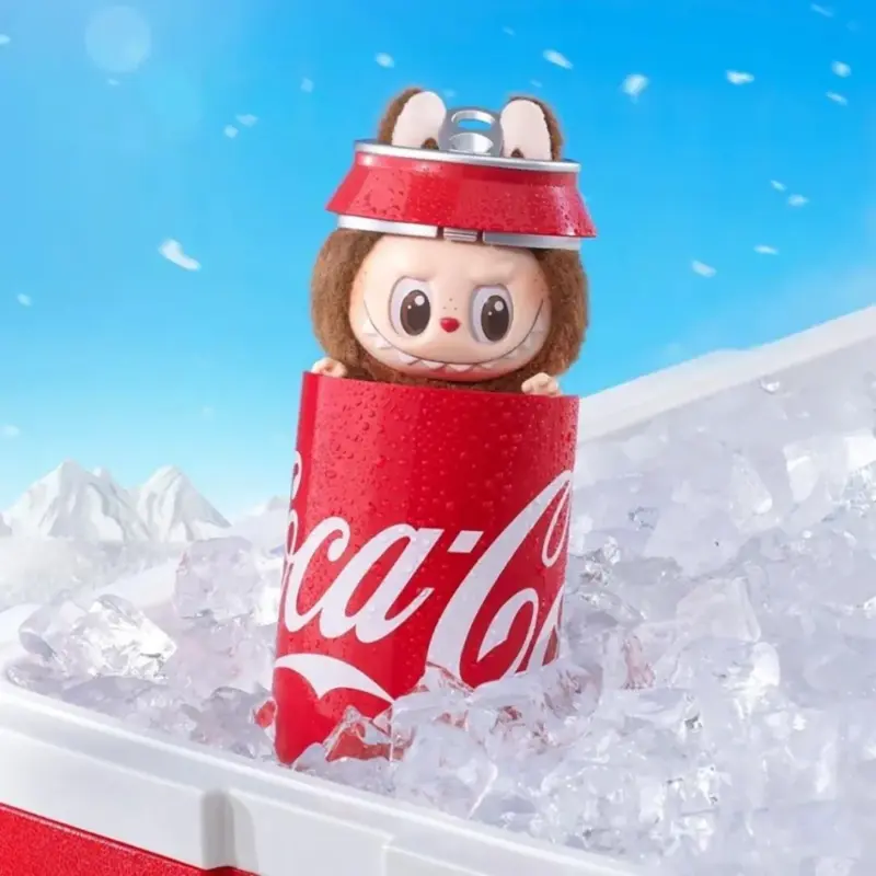 Figura Labubu Lata de Coca-Cola Dupe Raro_1