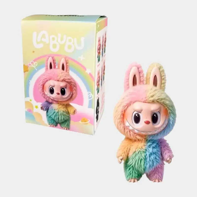 Figura Labubu Rainbow Arco-íris Dupe Sortido