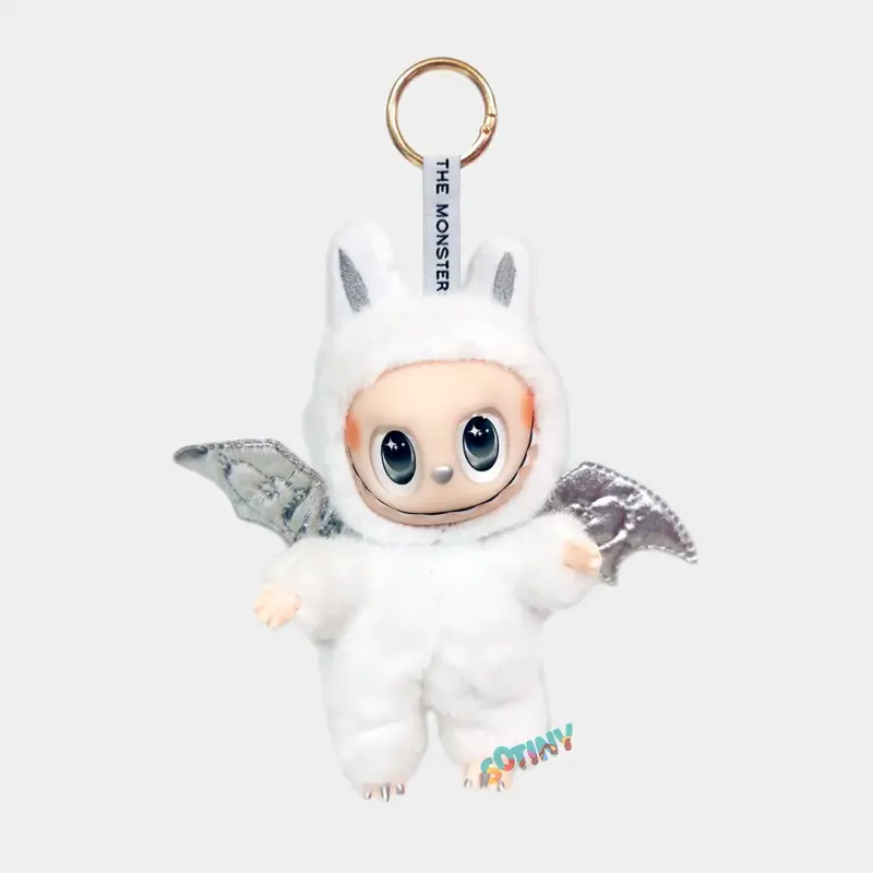 Figura Labubu Zimomo Angel Dupe em Caixa