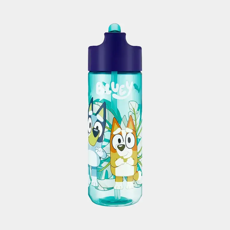 Garrafa Quadrada Bluey e Bingo de 540ml