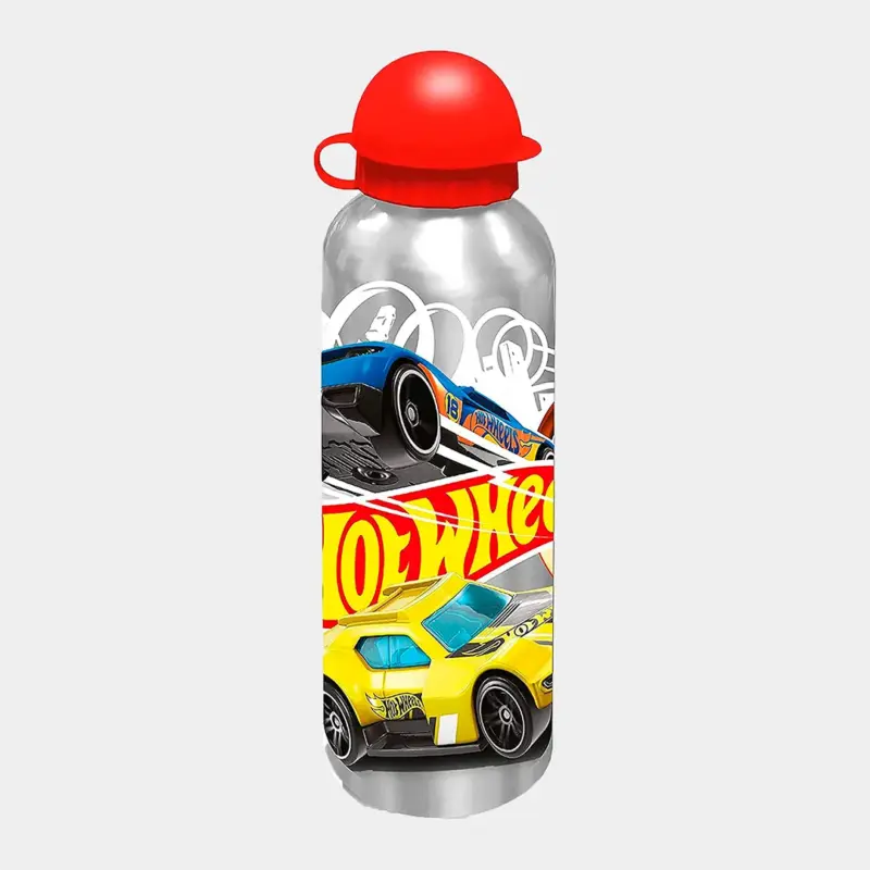 Garrafa de Alumínio Hot Wheels de 500ml