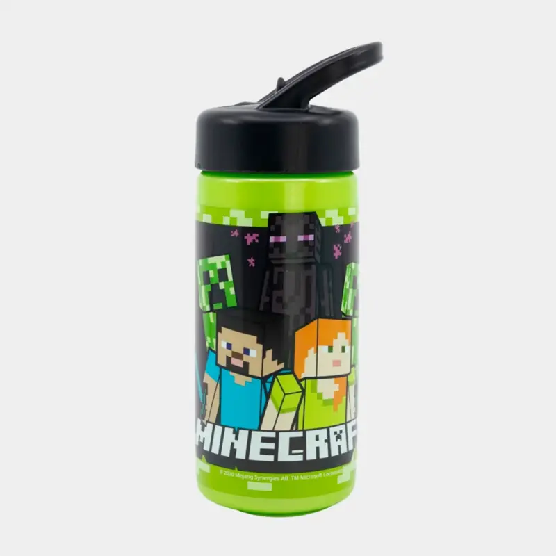 Garrafa de Plástico Minecraft de 410ml