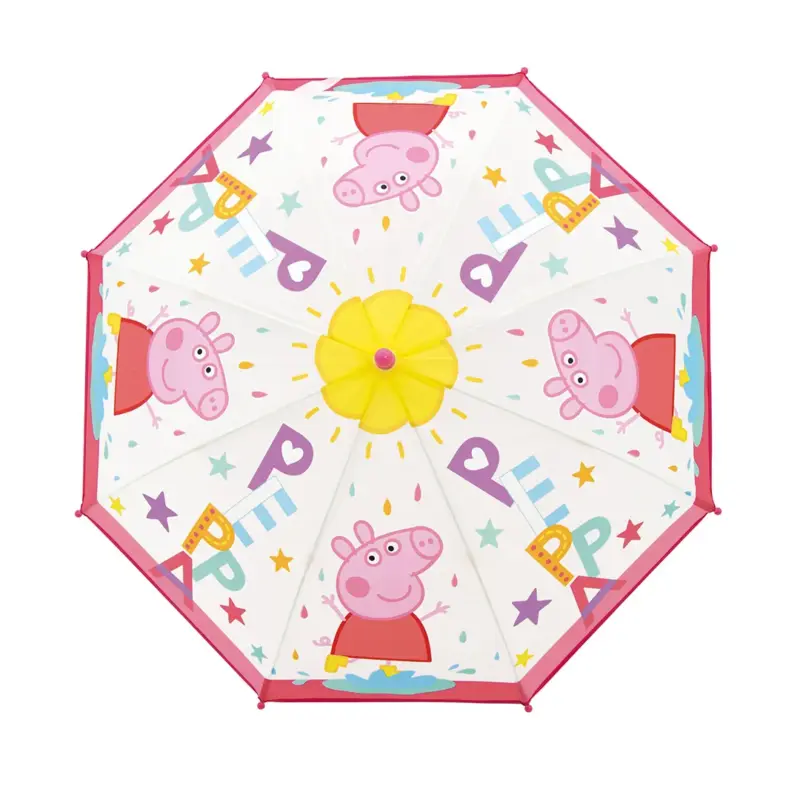 Guarda Chuva Transparente Peppa de 46cm_1
